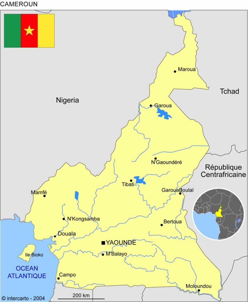 PLAN DU CAMEROUN